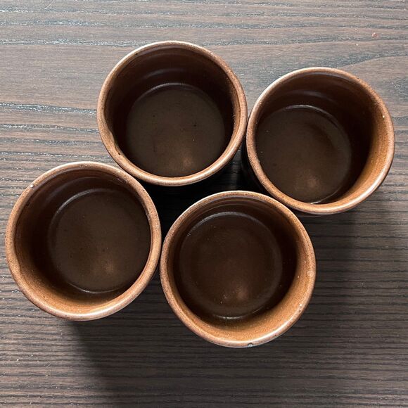Ceramic/Pottery Saki, Tea, Planter, Espresso Cups - Set of 4 - Picture 2 of 5